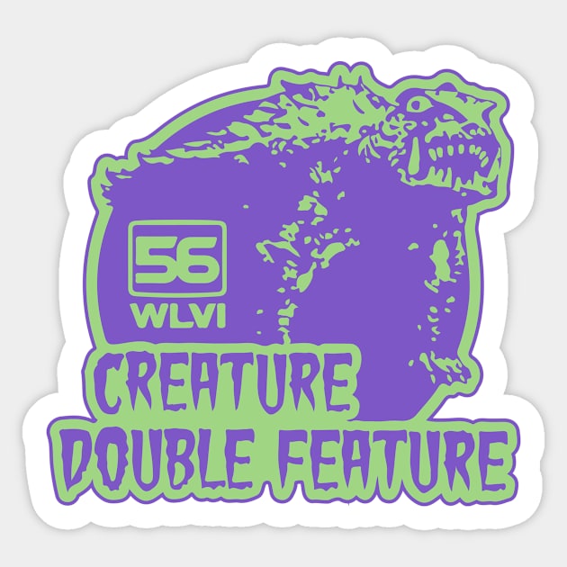 Creature Double Feature Sticker by JMADISON